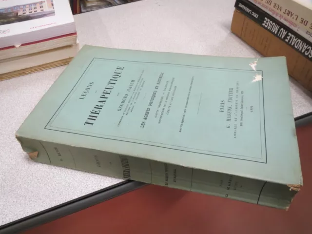 CA75 lecons de therapeutique georges hayem LES AGENTS PHYSIQUES ET NATURELS 1894