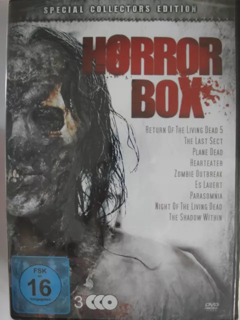 Horror Box 9 Filme - Return of the Living Dead, Zombie, Parasomnia, ES lauert