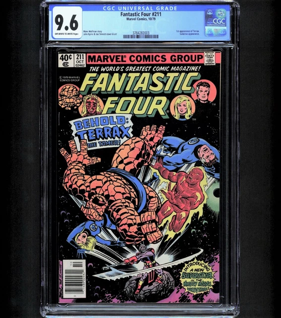 Fantastic Four #211 CGC 9.6 1ST TERRAX HERALD OF GALACTUS 1979 Rare Newsstand NM