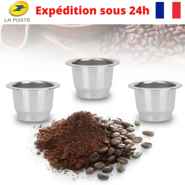 Filtre à café réutilisable en inox - Dosette de café