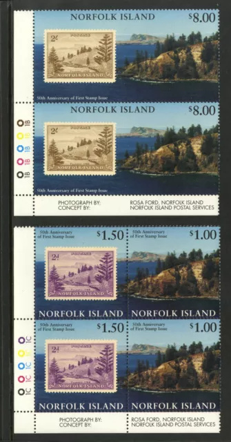 M3310 Australia-Norfolk Island 1997 SG644/6 - Stamp Anniversary DESIGNER & PLATE