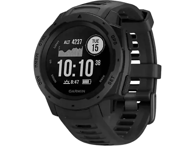 Reloj deportivo - Garmin Instinct 010-02064-00, 45 mm, GPS, Bluetooth, ANT+, 10