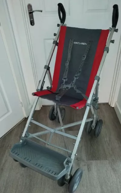 MACLAREN MAJOR ELITE Special Needs Pushchair Footplate Hood Basket Chest Pad 220.00 PicClick UK