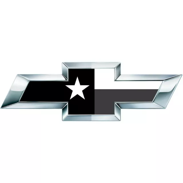 CJ BW Silverado Texas State Flag Emblema universale di fogli di vinile...