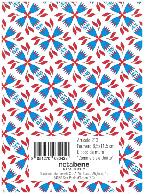 Blocco Calendario A Strappo 2025 - Formato Ministeriale 12.8x17.5 Cm - Per Ufficio O Casa - Foto 9