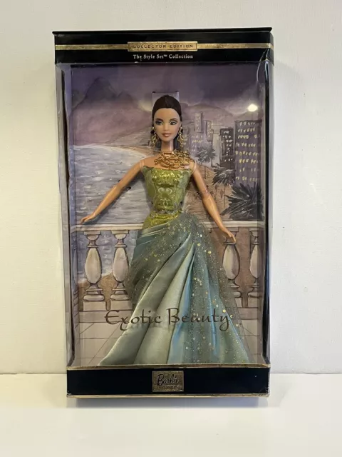 EXOTIC BEAUTY BARBIE Doll Mattel B0149 Collector Edition The Style Set ...