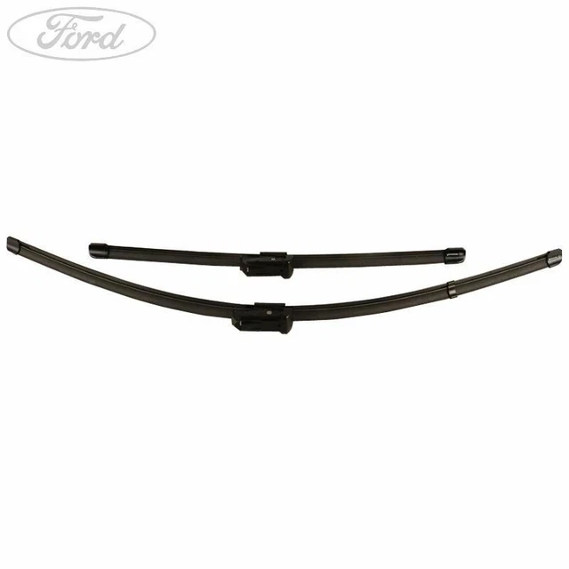 GENUINE FORD FIESTA MK7 MK8 Front Flat Wiper Blades Kit of 2 2008-2019 ...