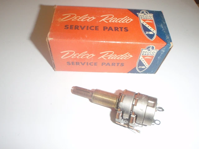 NOS ORIGINAL GM DELCO RADIO Volume Tone Control 56 Buick 1956 Special