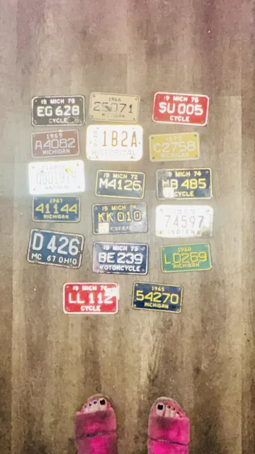 motorcycle license plates