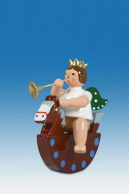 FIGURINE D'ARTISTE SUR BASE STADDEN - 2 TROMPETTES A CHEVAL | UK