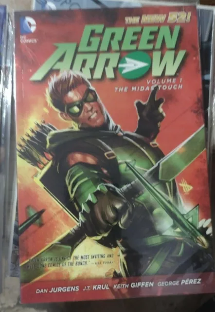 Green Arrow Tpb Vol 1 The Midas Touch Dc The New 52 Jurgens