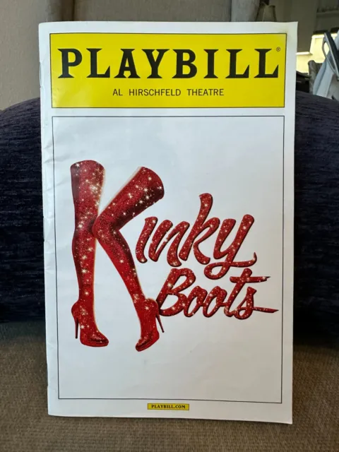 KINKY BOOTS BROADWAY PLAYBILL June 2013 Orig Broadway Cast