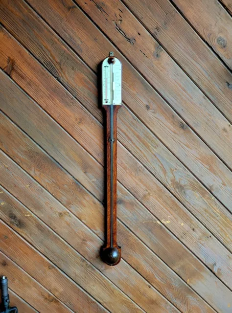 Antique Georgian c.1820 Harris Southampton Stick Barometer 35"
