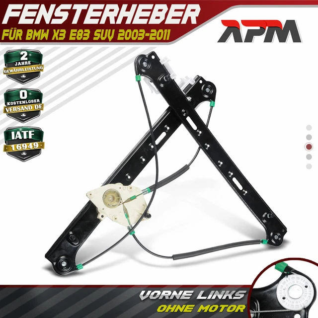 Elektrisch Fensterheber Ohne Motor Vorne Links für BMW E83 X3 2003-2011