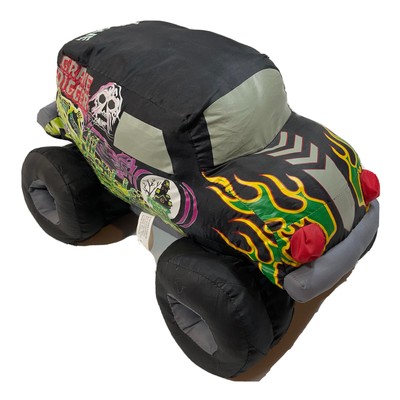 monster truck plush pillow