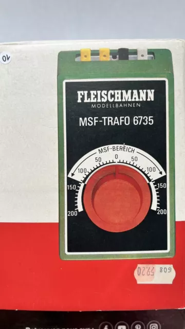 N 10 - Transformateur FLEISCHMANN MSF TRAFO 6735 Testé / Livré avec boite