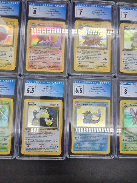 Jungle 1st Edition complete Holo Set | 1999! #1 - #16 CGC PSA Pokemon Snorlax 3