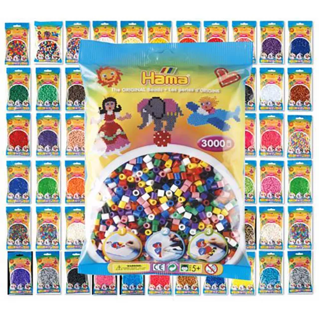 Hama Beads - 59 Colours to Choose from - 1000 Per Bag - UK Supplier