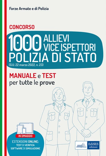 MANUALE CONCORSO 1000 Vice Ispettori Nella Polizia Di Stato Teoria E 