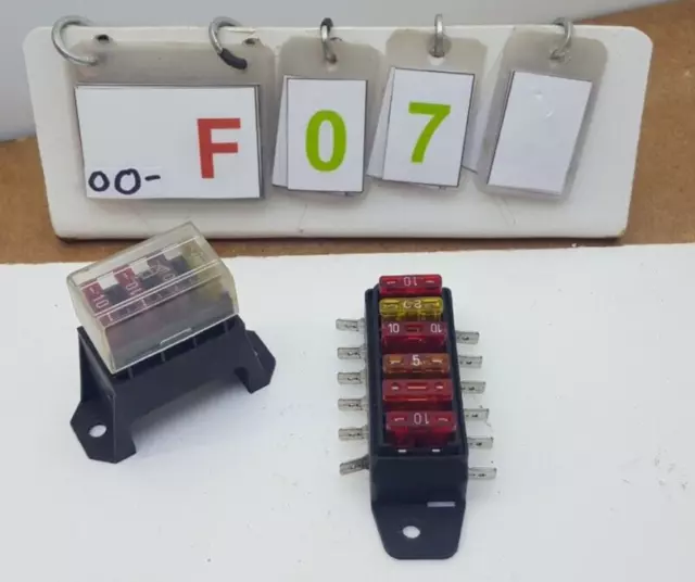 4 + 6 Way Heavy Duty Fuse Box/Holder 12V Volt Blade Kit Car Marine Caravan
