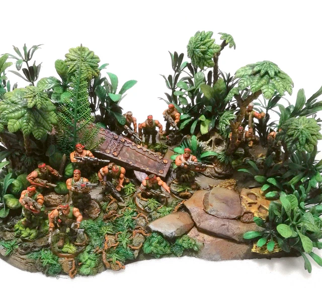 Warhammer 40k Jungle Arbre Terrain Scenary Games Workshop Citadel 1998 Catachan - Jeux & Jouets