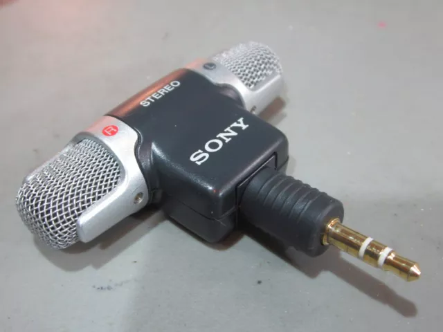 Stereo-Mikrofon Sony ECM Ds 70 P. Minidisc oder ähnlich 3,5 mm Klinke (108) 3