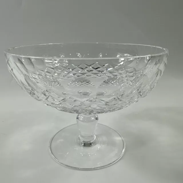 Waterford Crystal Compote Colleen Round Low  Short Stem Candy Dish