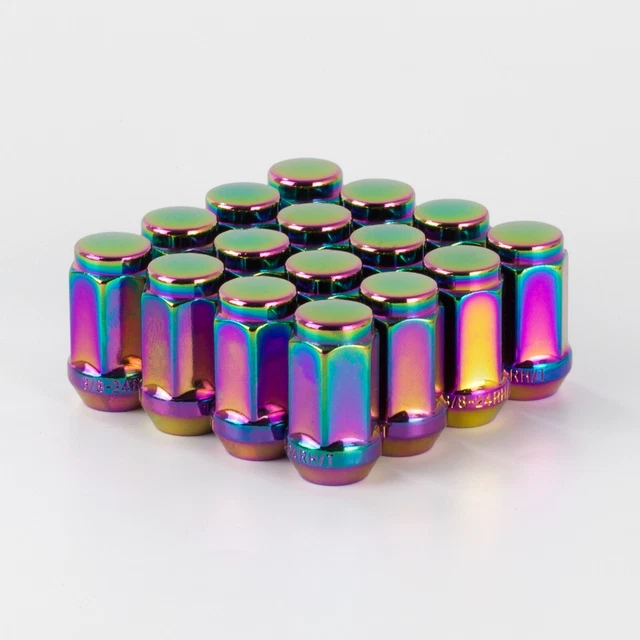 MTEC 16x Chrome Dome Wheel Nuts - 3/8 UNF For Aftermarket Or Steel Wheels