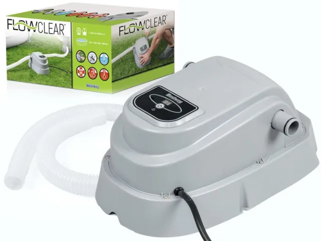 Bestway Poolheizung Wärmepumpe Elektrisch Pool Heizung Zubehör 2800W 40°C 58259