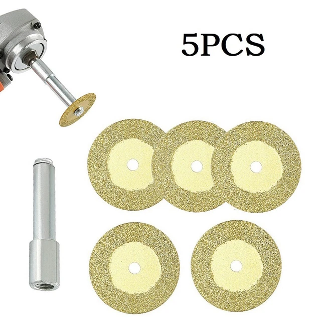 Pack de 5 disques de coupe diamant fiables pour pierres précieuses et époxy