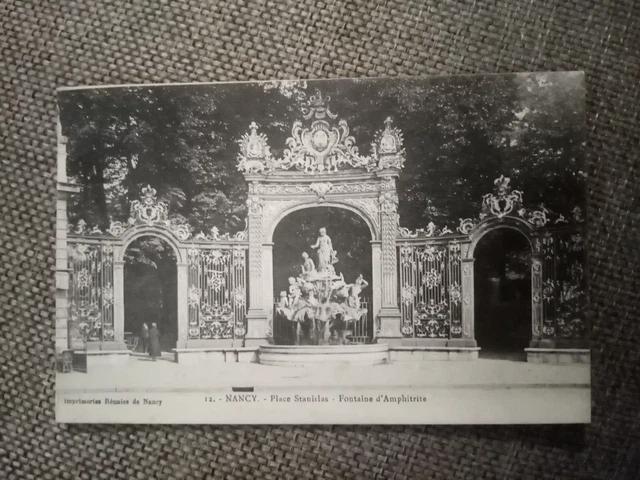 Cpa Nancy Place Stanislas Fontaine D Amphitrie
