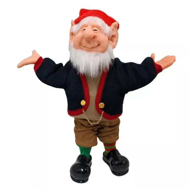 Zim's The Elves Themselves Hugo the Elf Christmas Figurine 10 Inch Multicolor