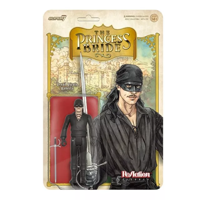 Dread Pirate Roberts - Man in Black Princess Bride ReAction Figure - Super7