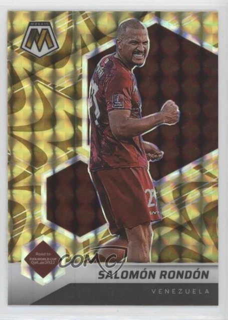 2021 Panini Mosaic FIFA Road to World Cup Reactive Gold Prizm Salomon Rondon #94