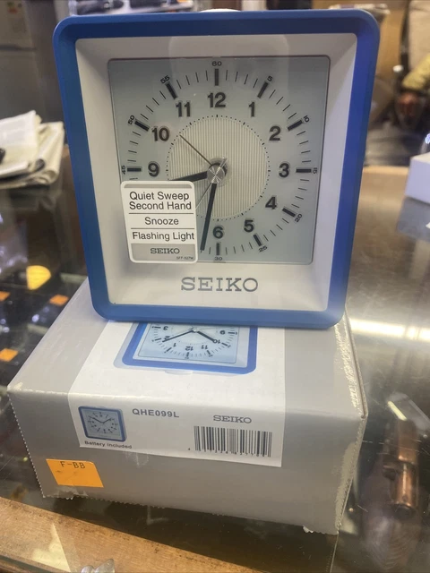 Seiko QHE099L balayage silencieux, sieste, réveil