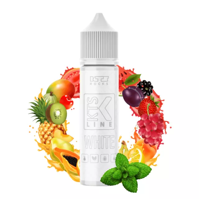 KTS Line White - 10 ml Longfill Aroma für 60 ml E Liquid - ohne Nikotin