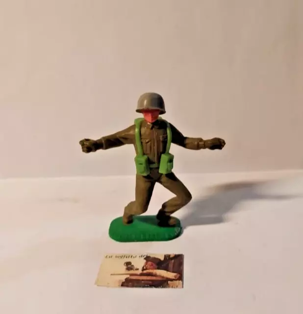 Soldatino Toy soldier Timpo Fante Contemporaneo plastica smontabile scala 1:32