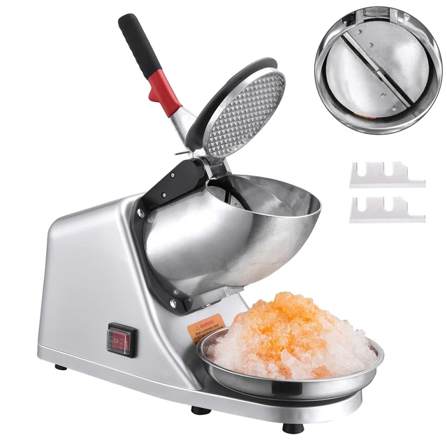WeChef Electric Ice Shaver Crusher Machine Snow Cone Shaving 143lbs Summer Home
