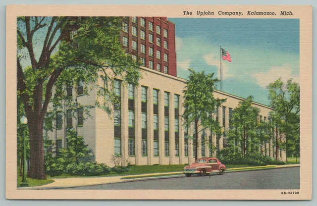 Kalamazoo Michigan~The Upjohn Company Building~Vintage Postcard