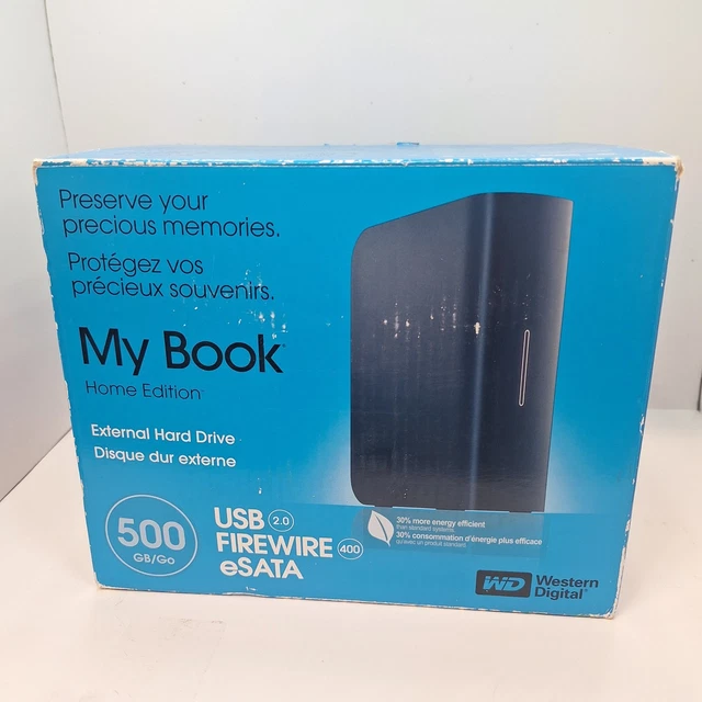 Test Western Digital My Book Home Edition 500Go - Les Numériques