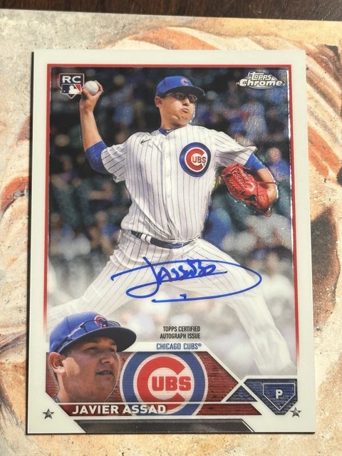 2023 TOPPS CHROME Update Javier Assad #RA-JA Rookie On Card Auto ...