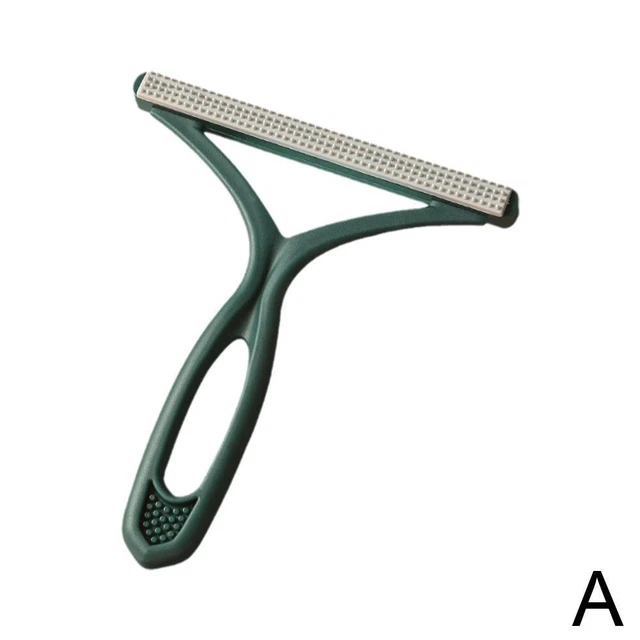 Green Portable Lint Remover Scraper Shaver for Clothes Carpet Pet Hair Cleaning