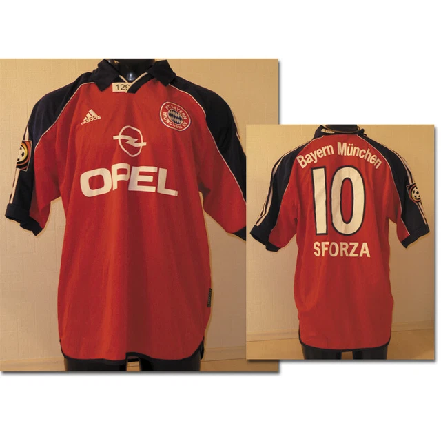 match worn Spielertrikot Bayern München 2000 Bundesliga Fußball Football