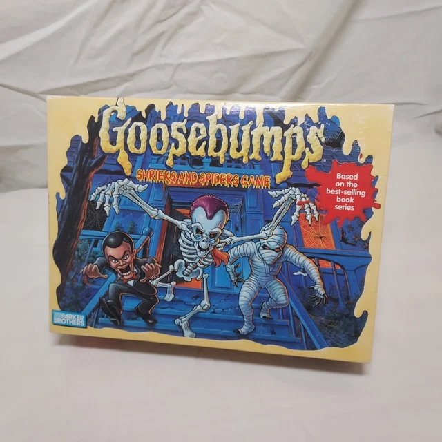 VINTAGE 1995 PARKER Brothers Goosebumps Shrieks and Spiders Board Game