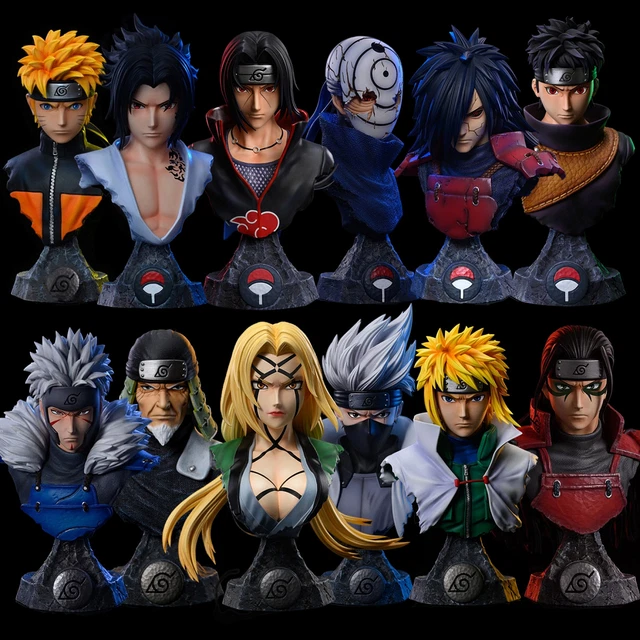 BUSTES FIGURINE NARUTO Statue manga Madara Sasuke Obito Uzumaki