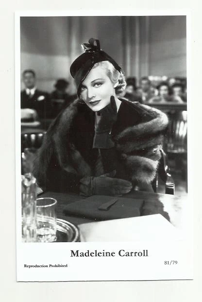 (Bx20) Madeleine Carroll Swiftsure Photo Postcard (81/79) Filmstar Pin Up Glamor