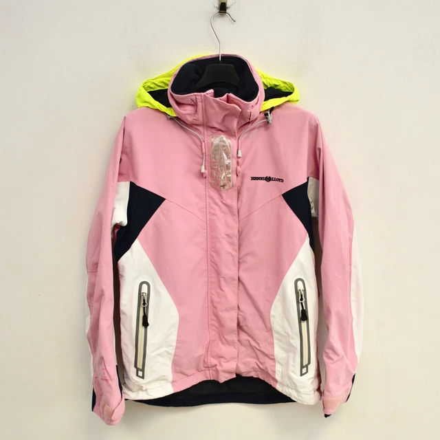 Henry Lloyd FEMME S Voile Rose Veste Imperméable US 2 Hood UK 6 Yachting Bateau