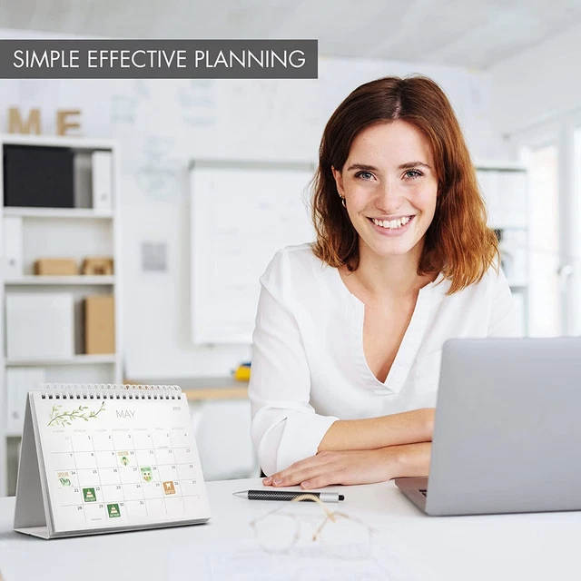 AESTHETIC SMALL DESK Flip Calendar 2023 with Stickers Oct2022June2024