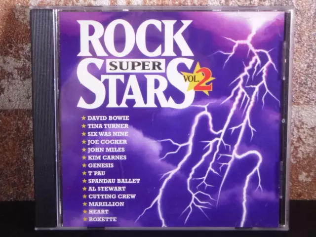 VA -- ROCK SUPER STARS VOL. 2 -- CD ALBUM ROCK Pop David Bowie, Joe Cocker uvm