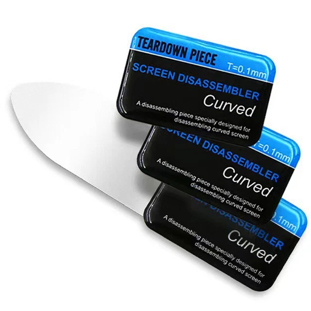 1/3pcs Mobile Phone Curved LCD Screen Spudger Opening Pry Card Tools Ultra Thin!